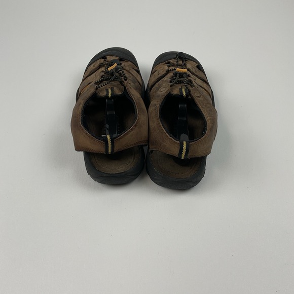 Keen Newport Hiking Sandals Men's 11.5 Waterproof Leather Brown Black Outdoor - Picture 5 of 10
